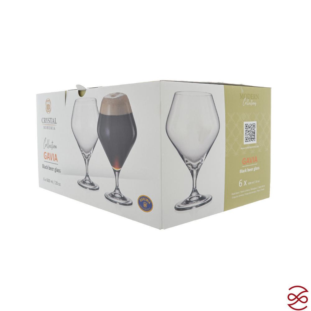 Набор бокалов для вина Crystalite Bohemia GAVIA 610 мл (6 шт)