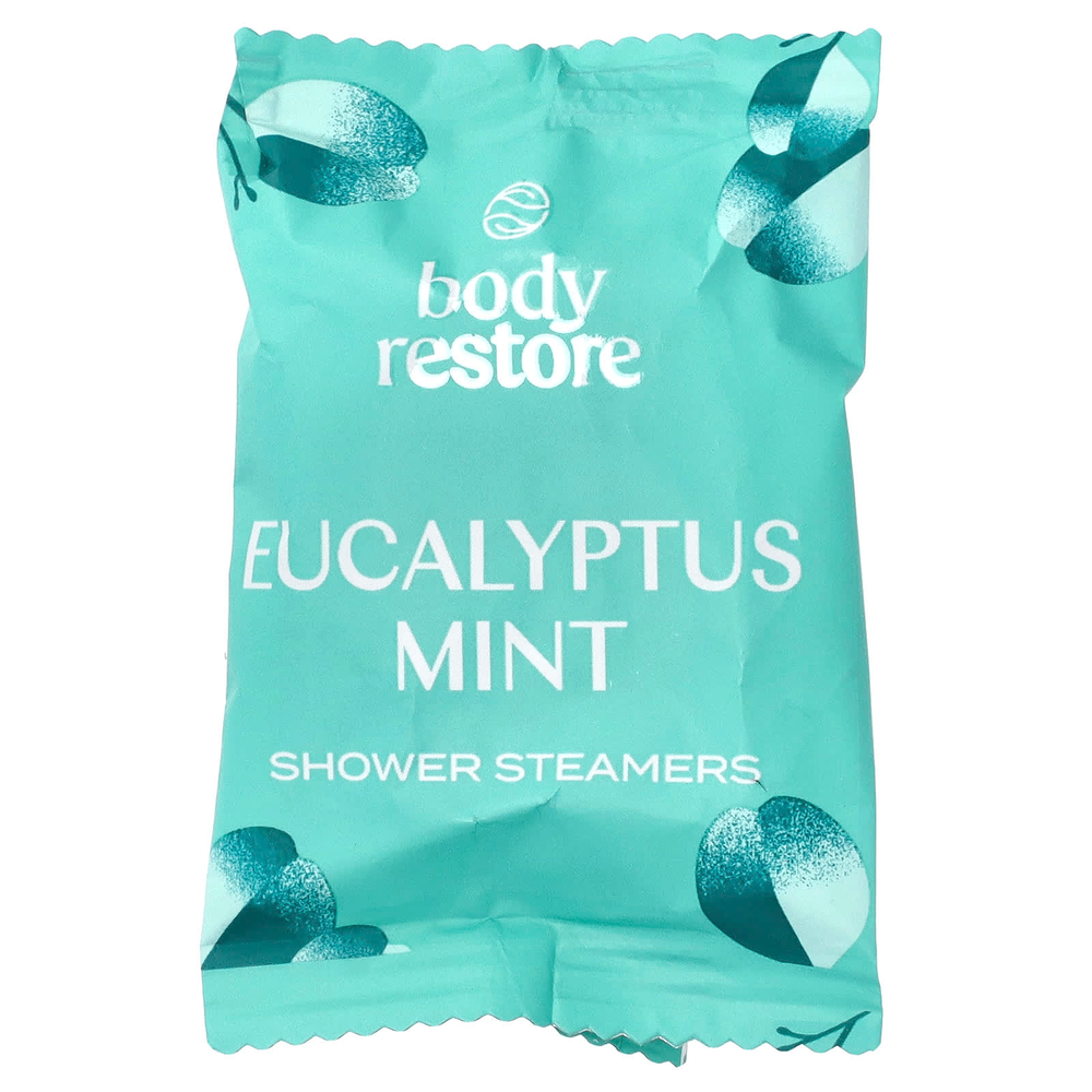 Body Restore, Пароварки для душа, эвкалипт, 15 таблеток, 13,2 унции