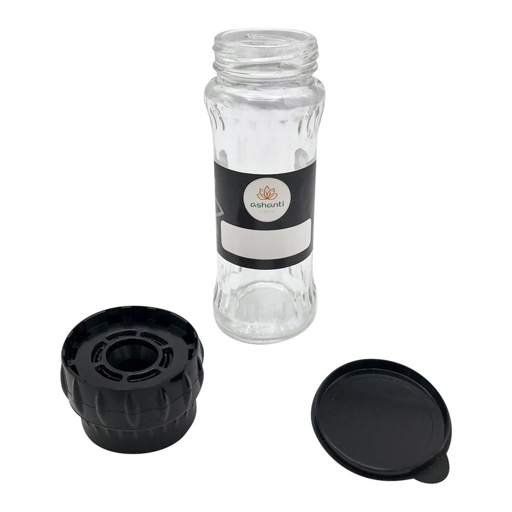 Мельница для специй Ashanti стеклянная черная, 80 г