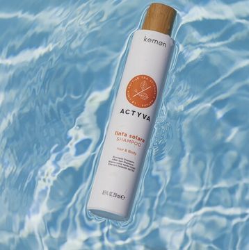 Kemon Увлажняющий шампунь для тела и волос Actyva Linfa Solare Shampoo H&B, 250 мл