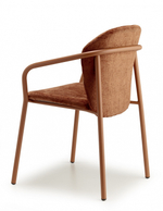 Кресло с обивкой Scab Design Finn, терракотовый