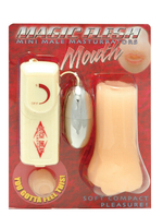 Ороимитатор с вибрацией Magic Flesh Mouth-Style (16,5 см, телесный) (Цвет: телесный)