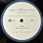 Мстислав Ростропович – Бах: Сюиты для виолончели 4LP (Европа 2016г.)