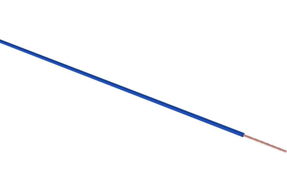 Провод ПГВА REXANT 1х1.00 кв.мм, синий, бухта 100 м 01-6525