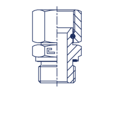 Штуцер FNE JIC 1.5/16 - BSP 1.1/4