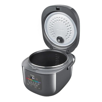 Мультиварка REDMOND MC100S Мультиварка, 860 Вт, 5 л, 12 программ, чёрный/ металлик