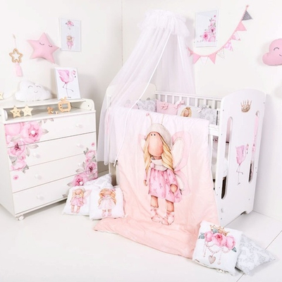 Комплект "Принцесса Фей" (6 предметов), Розовый