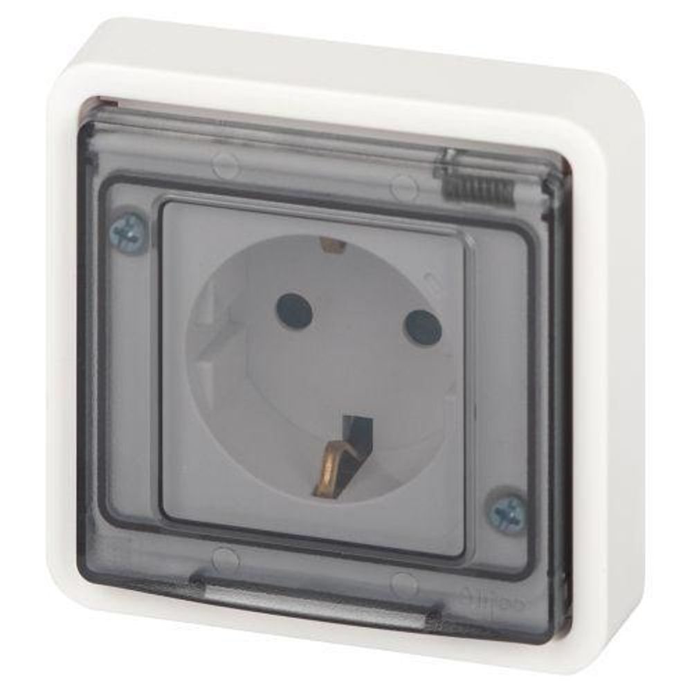 Розетка Эксперт 11-2521-01 2P+E IP55 16А-250В СУ бел. Эра Б0063259