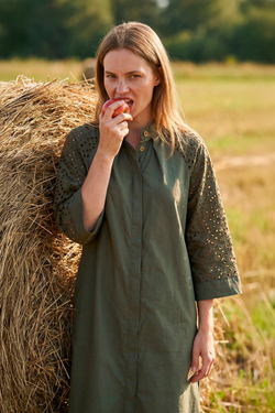 Платье кимоно ажурное