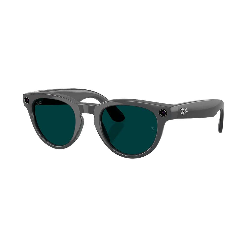 Умные очки Ray-Ban Headliner (Gen 2) Shiny Asteroid Grey / Transitions Emerald, 150 - 50