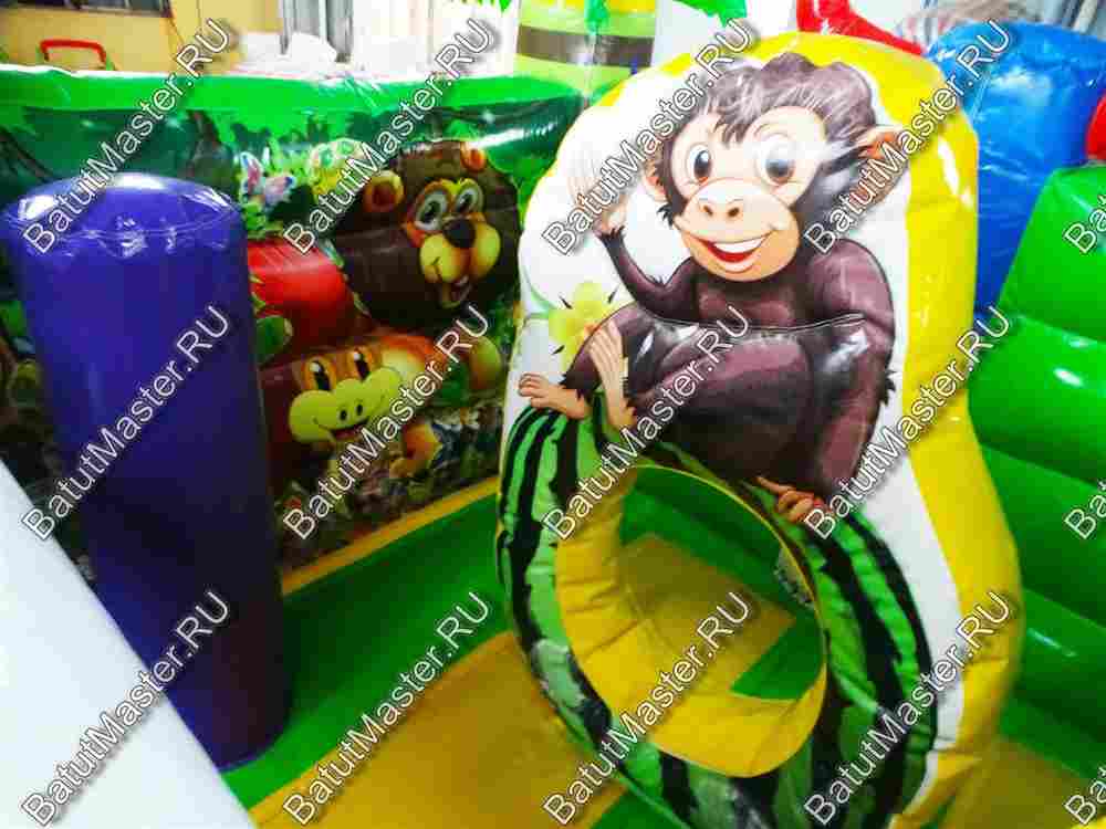 Надувной батут "Джунглимания" 4,5*3*2 м