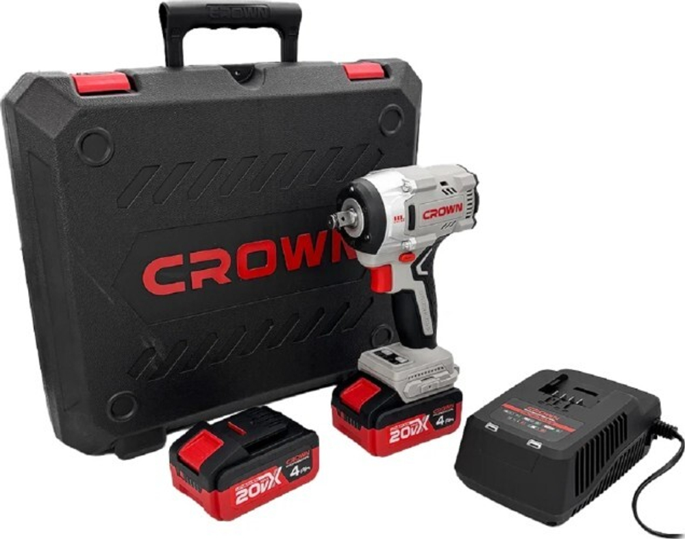 Гайковерт аккумуляторный Crown CT22062HX-4 BMC
