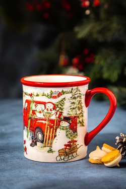 Кружка 470мл Certified International Corp Домой на Рождество Спортивные увлечения