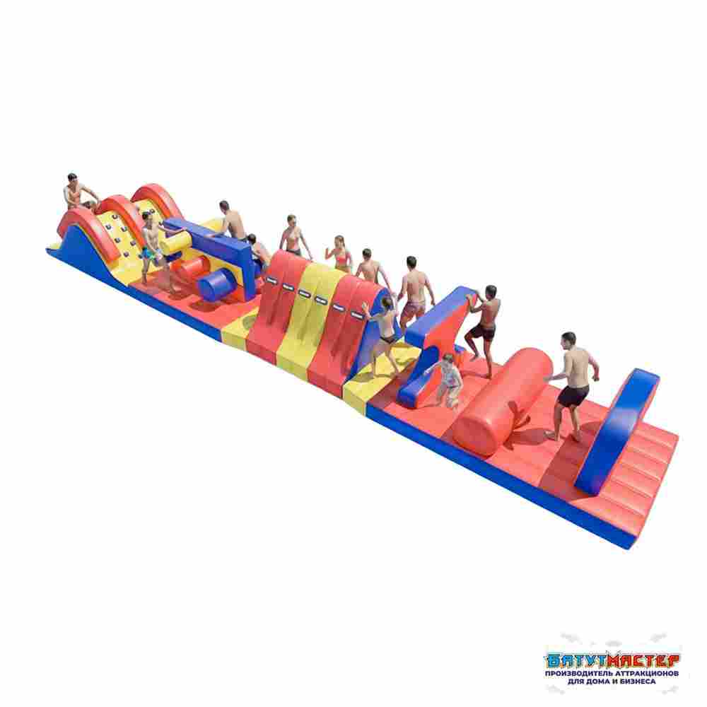 Надувной аквапарк на воде «Полоса экстрима» 20×2×1,5 м