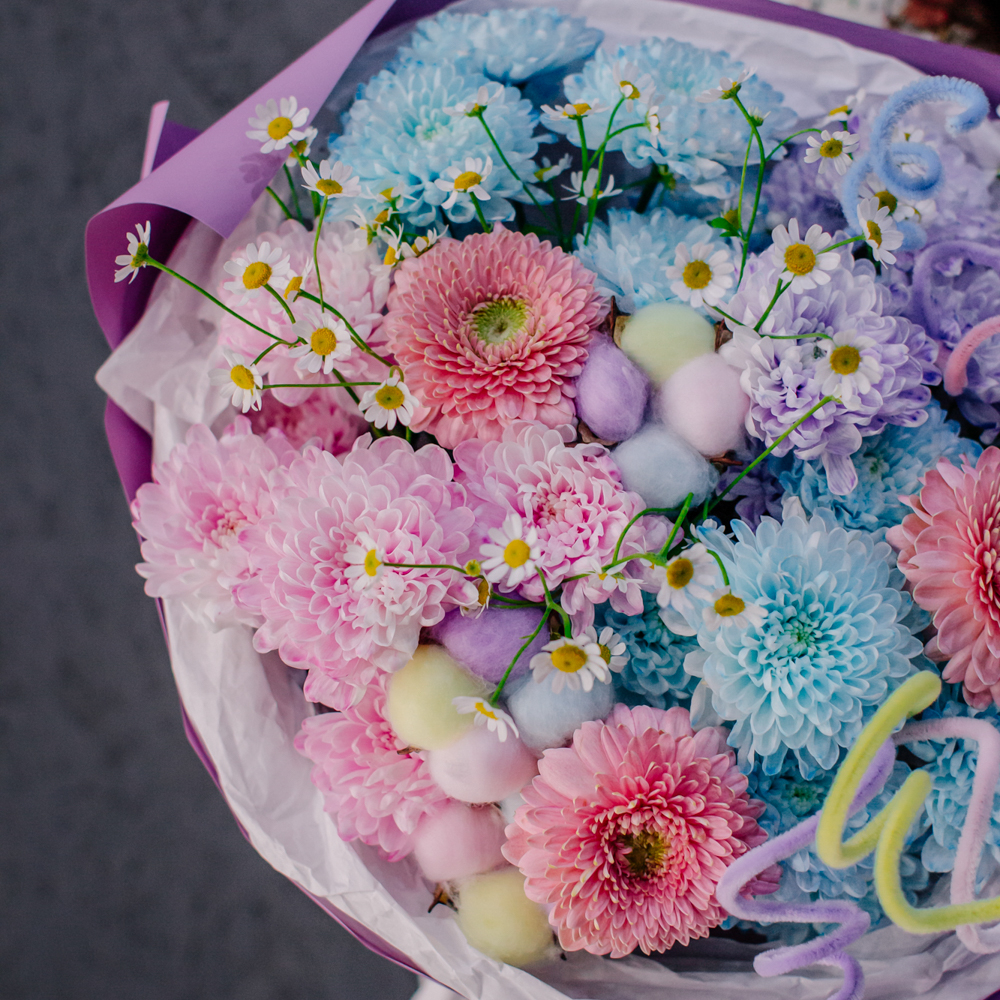 106. Дофаминовый букет в пастельных оттенках