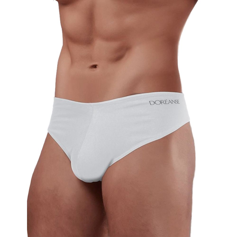 Мужские трусы тонги белые Doreanse 1030