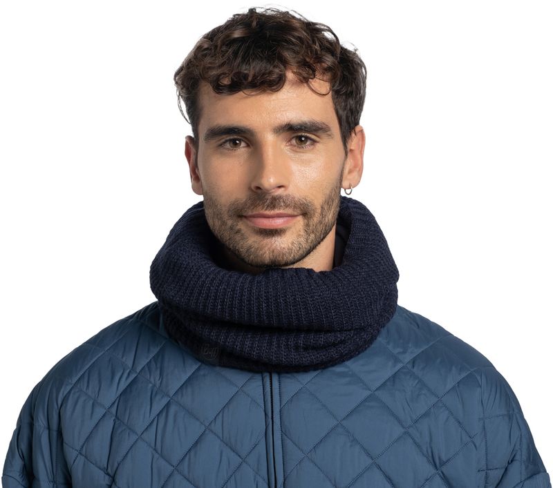 Шарф Buff Knitted & Fleece Neckwarmer Rutger Midnight Фото 2