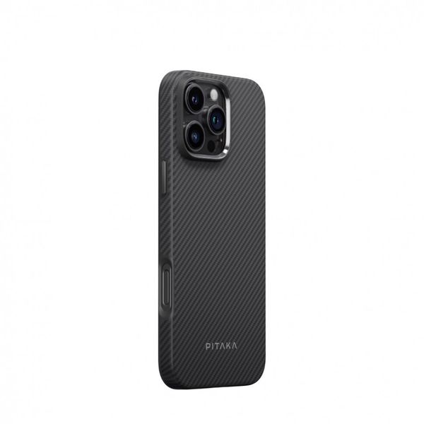 Чехол Pitaka Military-Grade Protective для iPhone 16 Pro, Черный | Twill