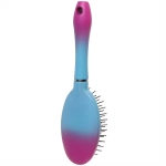 Расческа массажная «Gradient», овальная большая, двухцветная, 24.5*7см●