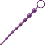 Анальная цепочка из шариков Silicone X-10 Beads (Цвет: фиолетовый)