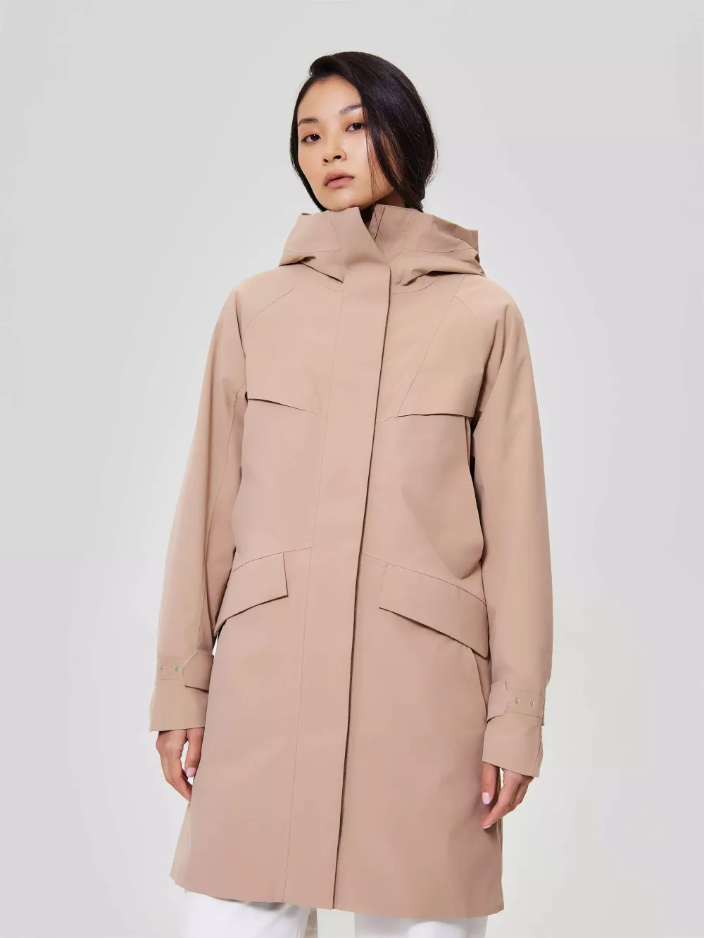 Парка женская ИША (ISHA) NORPPA песочный бежевый