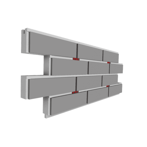 Клинкерная Термопанель 0,33 М2 Союз Grey