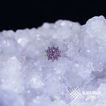 Sunflower IG Amethyst CZ