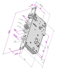 Электронный дверной замок PHILIPS EasyKey DDL603E
