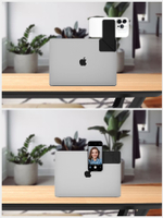 MagSafe держатель для телефона на ноутбук MOFT Flip Laptop Phone Mount / клейкий