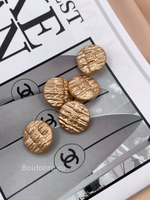 Пуговицы Шан. матовое золото рельефные