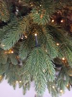 Ель с гирляндой встроенной «Парижанка» (Литая+пвх) от 1,2 м до 3,5 м