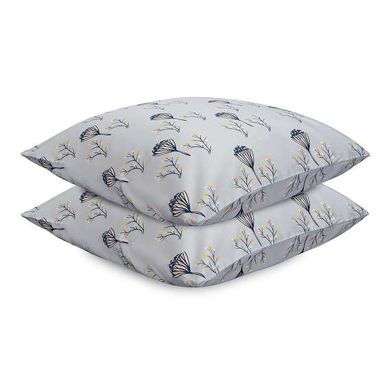 Набор наволочек &quot;Полевые цветы&quot; из премиального сатина из коллекции russian north, 70х70 см