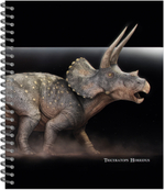 Тетрадь общая 96 листов на металлическом гребне "Динозавры"