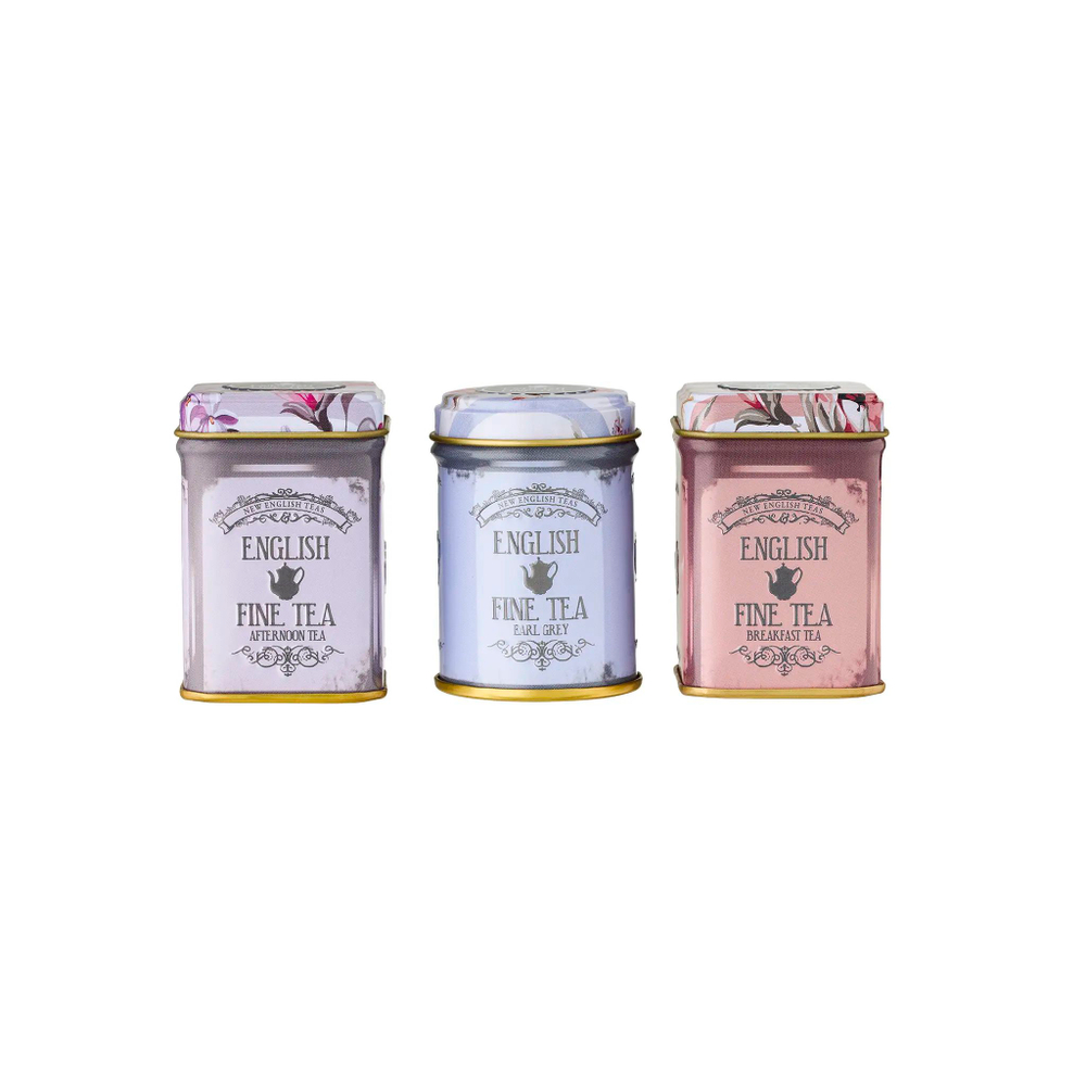 New English Teas Набор листового чая Vintage Floral, 3шт