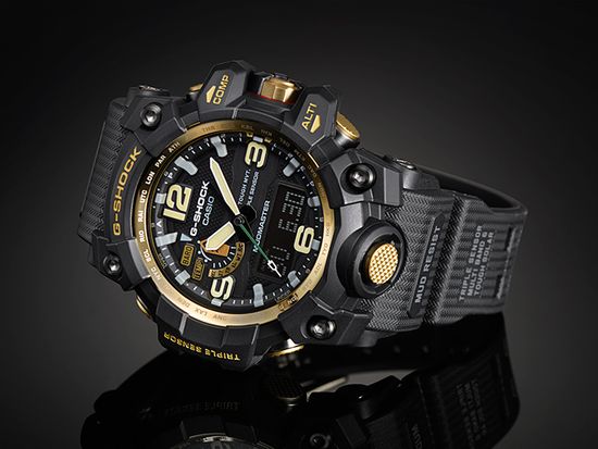 Мужские японские наручные часы Casio G-Shock Mudmaster GWG-1000GB-1A
