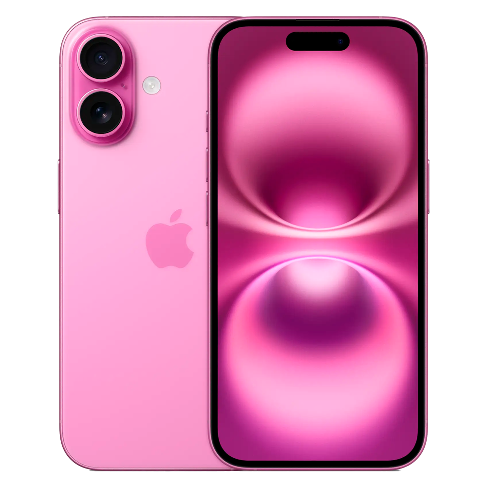 Смартфон Apple iPhone 16 256GB, Nano-SIM + eSIM, Pink (Розовый)