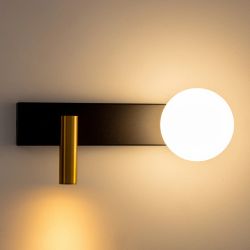 Citilux Декарт CL704451 LED Светильник с выключателем Чёрный+Бронза