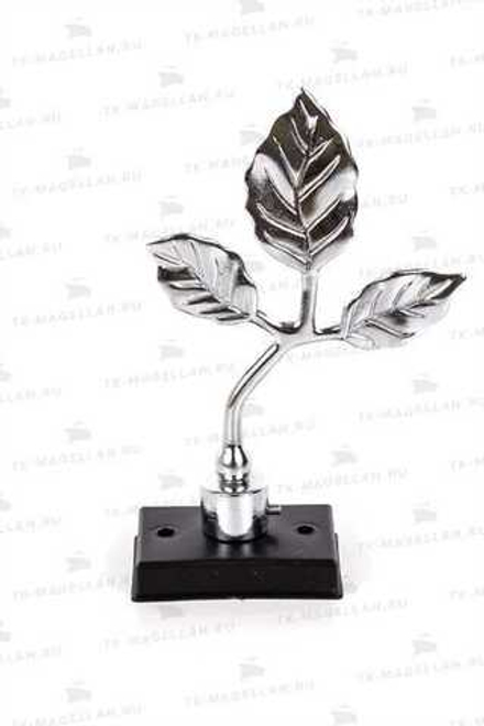 Наконечник АМ Листок 16мм, серебро глянец