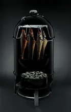 Гриль-коптильня угольная Weber Smokey Mountain Cooker, 47 см, чёрный