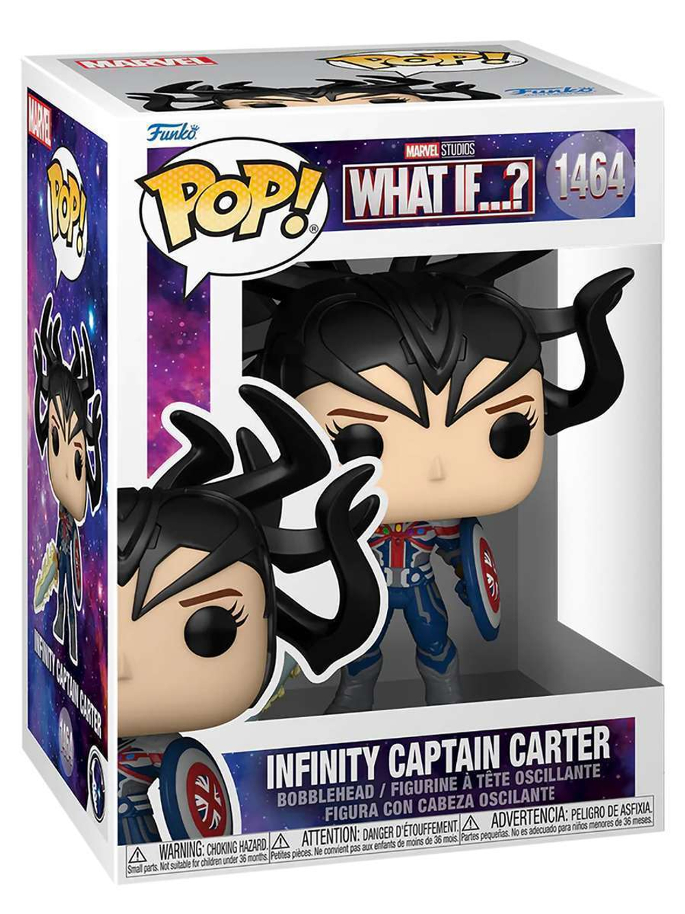 Фигурка Funko POP! Bobble Marvel What If Infinity Captain Carter (1464) 68046