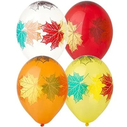 Шелкография кристалл 14" Лист Клен 5цв