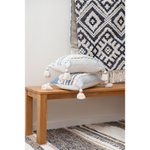 Чехол на подушку с кисточками и бахрамой из коллекции ethnic, 35х60 см