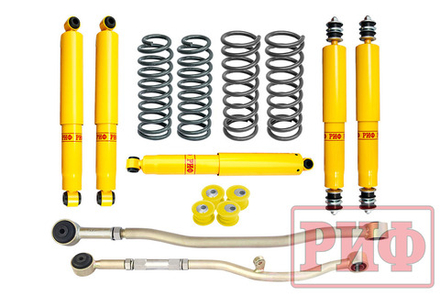 Лифт-комплект Nissan Patrol Y61 2000+ лифт 100 мм (левый руль) РИФ