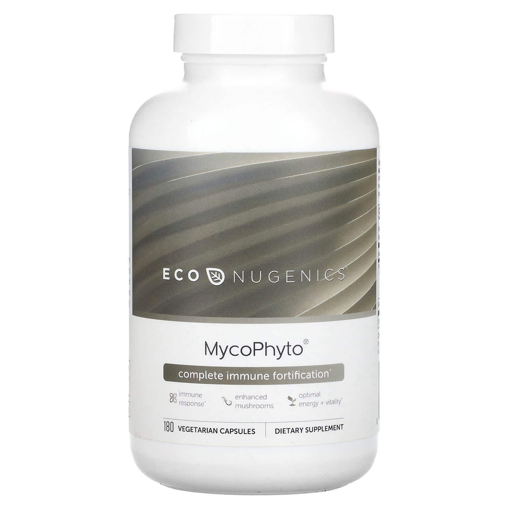 Econugenics, MycoPhyto®, 180 вегетарианских капсул