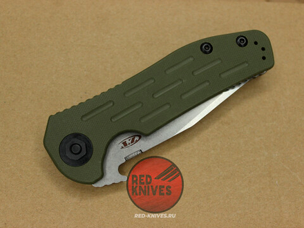 Нож Zero Tolerance 0620 Emerson Tanto OD GREEN - клинок стоунвош