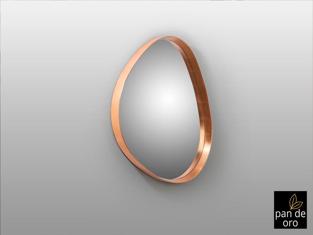 Julie Декоративное зеркало розовое золото