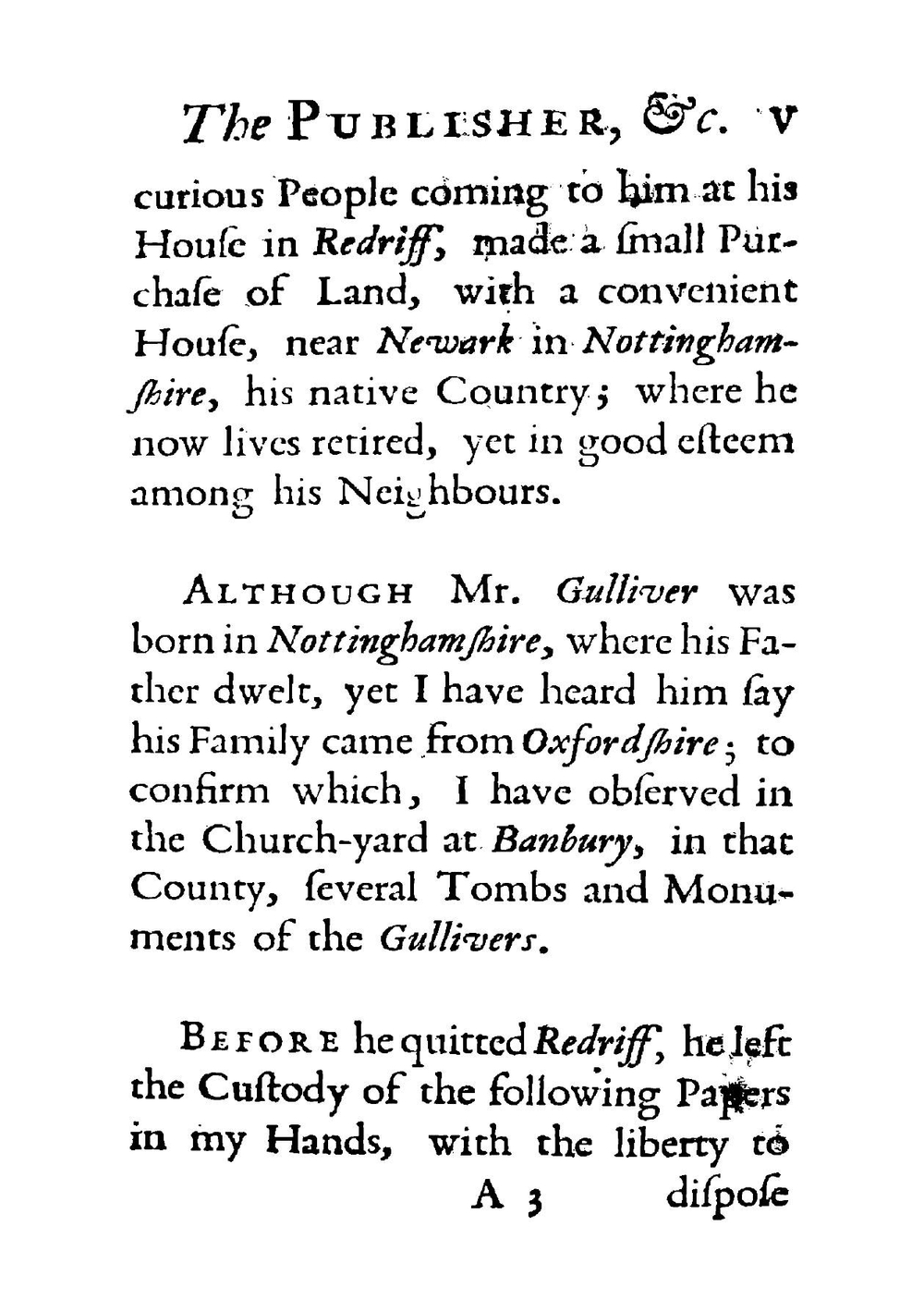 Travels Into Several Remote Nations Of The World | Swift Jonathan