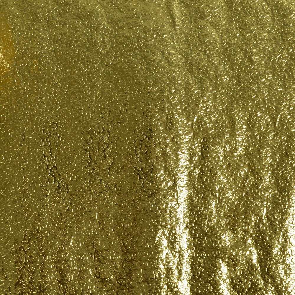 Пленка самоклеящаяся рифленая с алюминиевым напылением 40см*5м (золото)