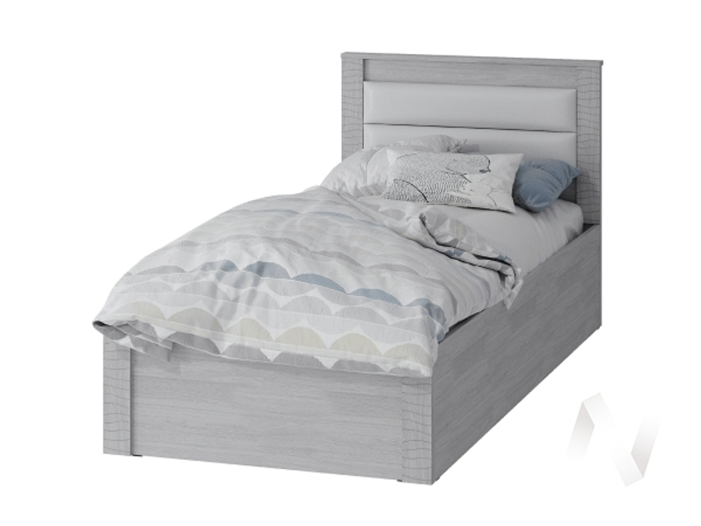 Кровать 0.9 КР-17 МС Монако (ясень белый/F12)