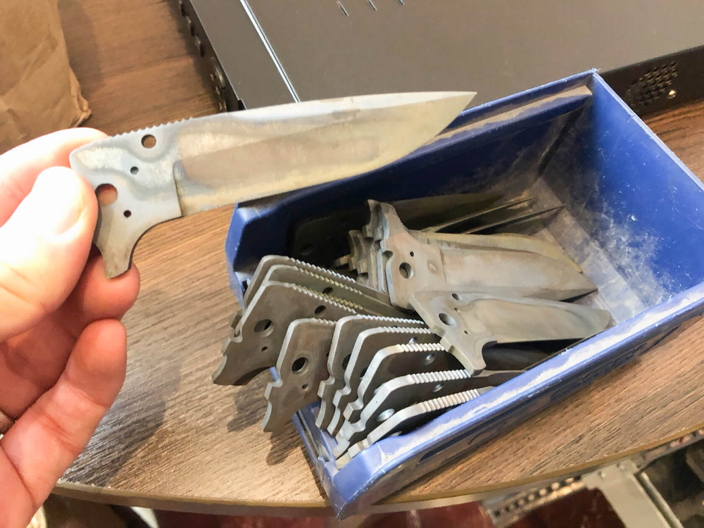 Складной нож Biker Z M390 (Cryo) StoneWash